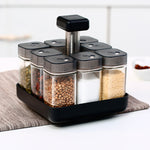 European Style Rotating Glass Seasoning Bottle