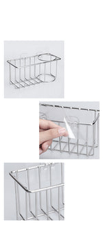 Stainless Steel Sink Hanging Basket Storage Drain Rack Kitchen Rack Sink Sink Hanging Basket Storage Rack Non-Magnetic