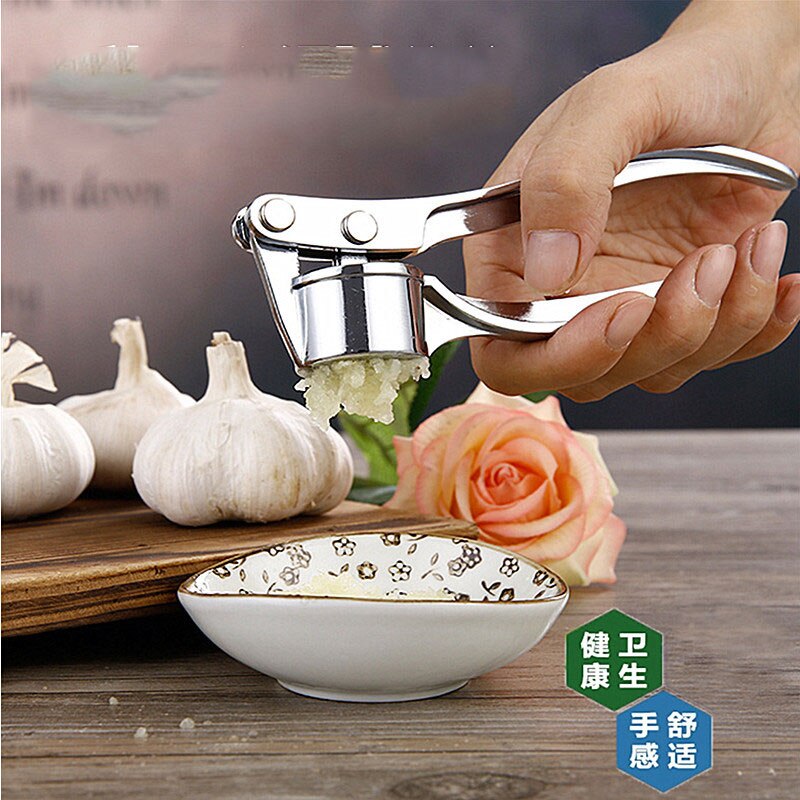 Large garlic garlic household stainless steel four-in-one pressure garlic garlic garlic creative kitchen manual garlic  