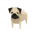 Cute Funny Creative Dog Planter Animal Shaped Cartoon Succulent Planter Wooden Flower Pot Decor Succulent Planter Pottery
