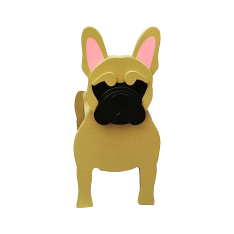 Cute Funny Creative Dog Planter Animal Shaped Cartoon Succulent Planter Wooden Flower Pot Decor Succulent Planter Pottery
