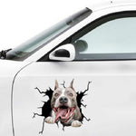 Funny dog in the crack  Vinyl Car Stickers Decals Motorcycle Accessories Car-Window Decorative Goods  PVC Decorative 2021 New