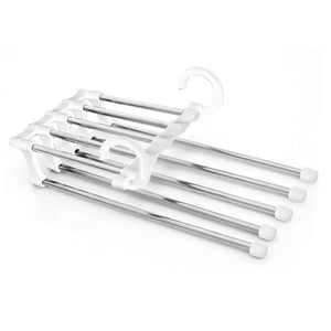 Multifunctional Clothes Hanger Storage Pants Cloth Hangers Storage Rack Multilayer Cloth Hanger Closet Organizer