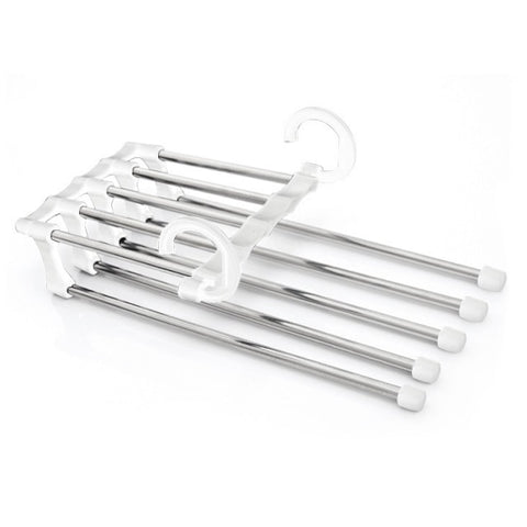 Multifunctional Clothes Hanger Storage Pants Cloth Hangers Storage Rack Multilayer Cloth Hanger Closet Organizer