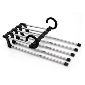 Multifunctional Clothes Hanger Storage Pants Cloth Hangers Storage Rack Multilayer Cloth Hanger Closet Organizer
