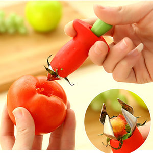 ONEUP Strawberry Huller Knife Tomato Stalks Stem Remover Fruit Core KItchen Gadget Kitchen Tool Strawberry Hullers