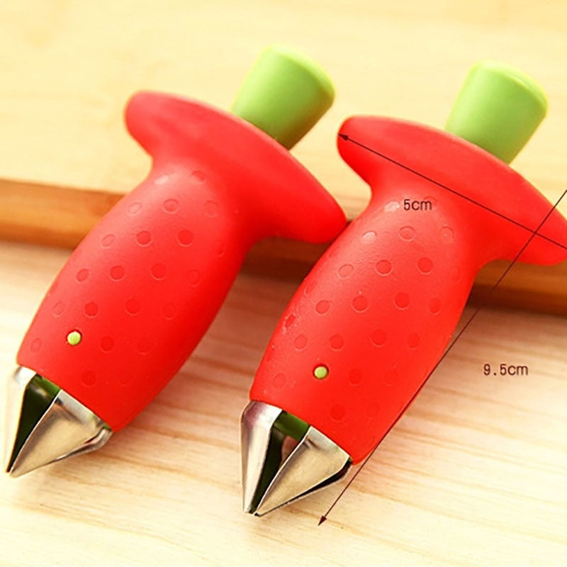 ONEUP Strawberry Huller Knife Tomato Stalks Stem Remover Fruit Core KItchen Gadget Kitchen Tool Strawberry Hullers