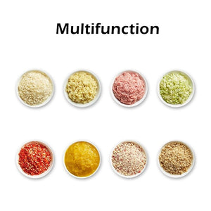 VOCORY Mini Electric Food Garlic Meat Chopper Grinder Crusher Press For Nut Vegetable Fruit USB Charge Onion Multi-function Tool